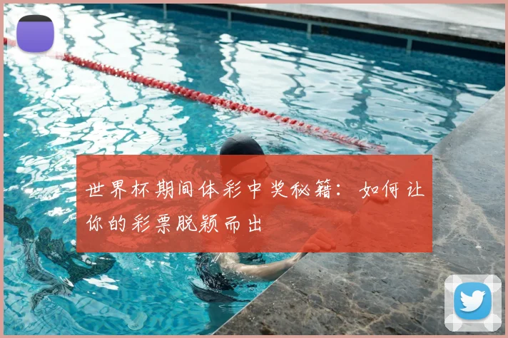 世界杯期间体彩中奖秘籍：如何让你的彩票脱颖而出